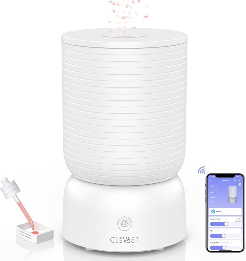 Umidificatore CLEVAST: il tuo alleato per un'aria fresca e aromatica!