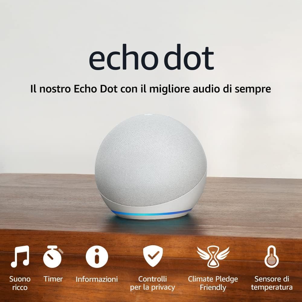 Altoparlante Echo Dot (Ultimo modello): Scopri il potere del suono e l'intelligenza di Alexa!