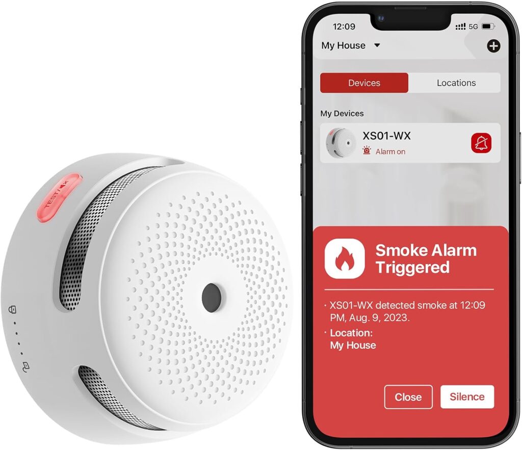 Rilevatore di Fumo X-Sense XS01-WX: Sicurezza e Comfort a Portata di Smartphone!