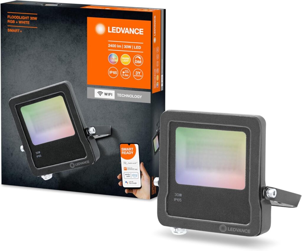 Proiettori LEDVANCE Luce da esterno Smart LED: Illumina il tuo spazio con colori personalizzati!