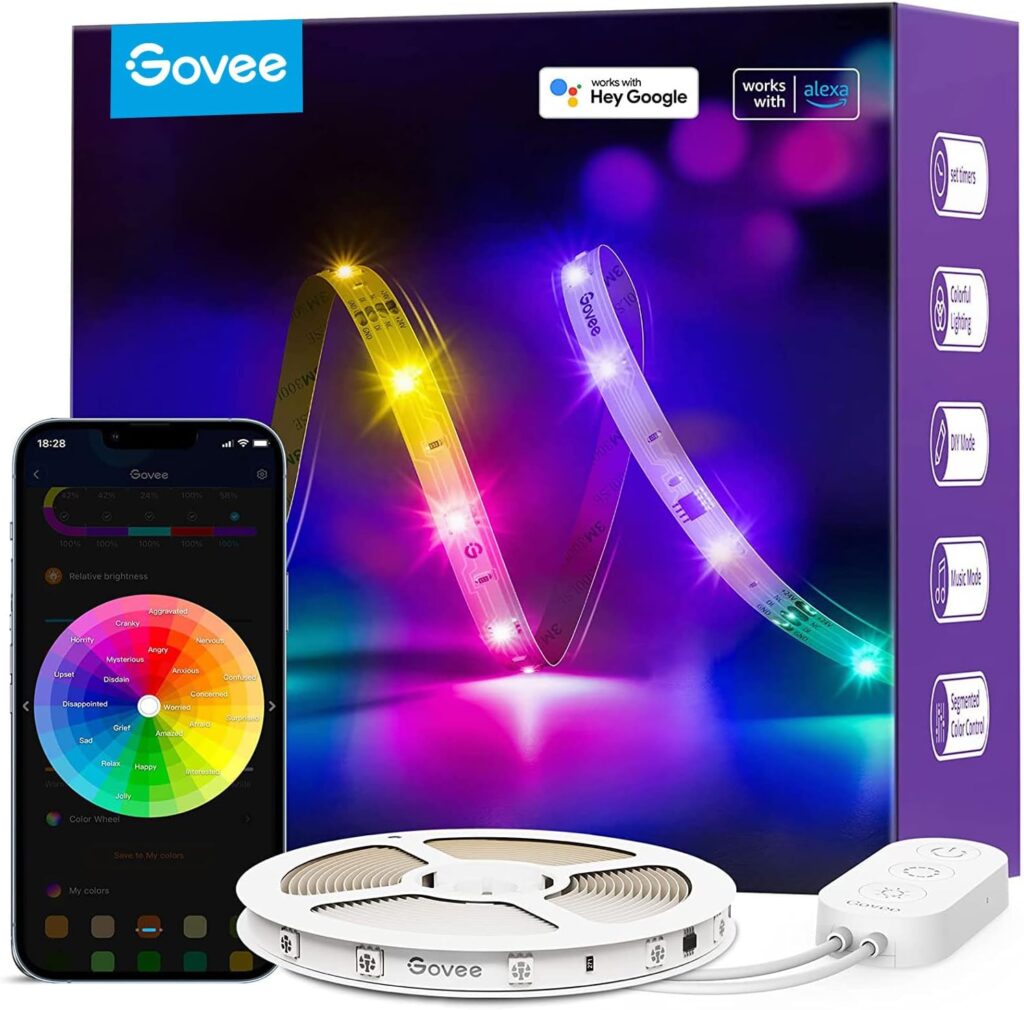Striscia LED Govee 5 Metri: Illumina la tua vita con colori e musica!