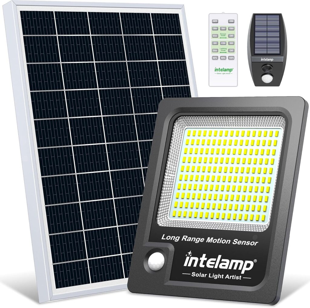 Faro Led Esterno INTELAMP: Illumina il tuo spazio con energia solare!