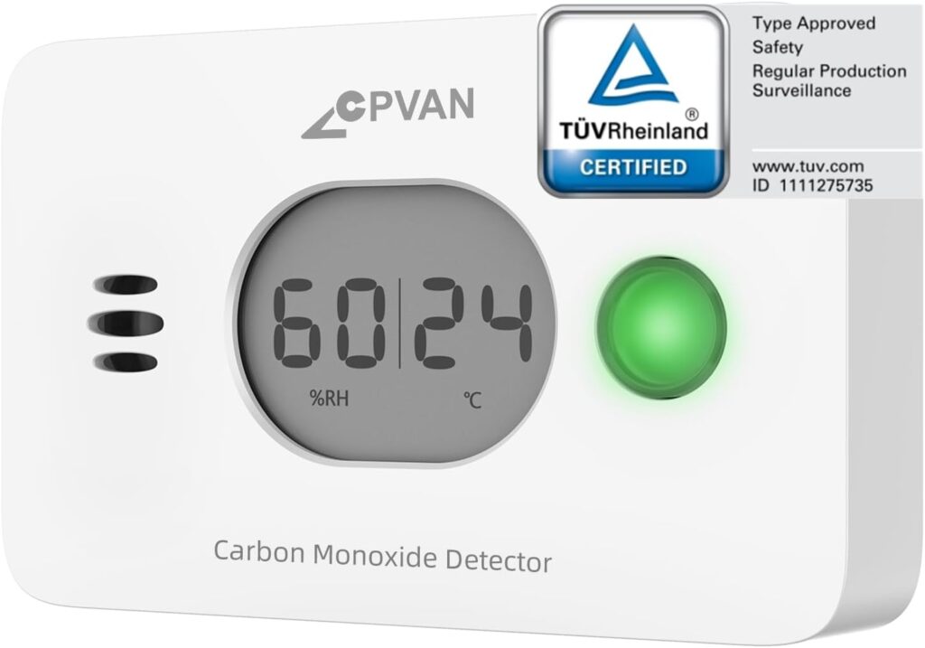 Rilevatore di Monossido di Carbonio CPVAN: Sicurezza e Comfort a Casa Tua!