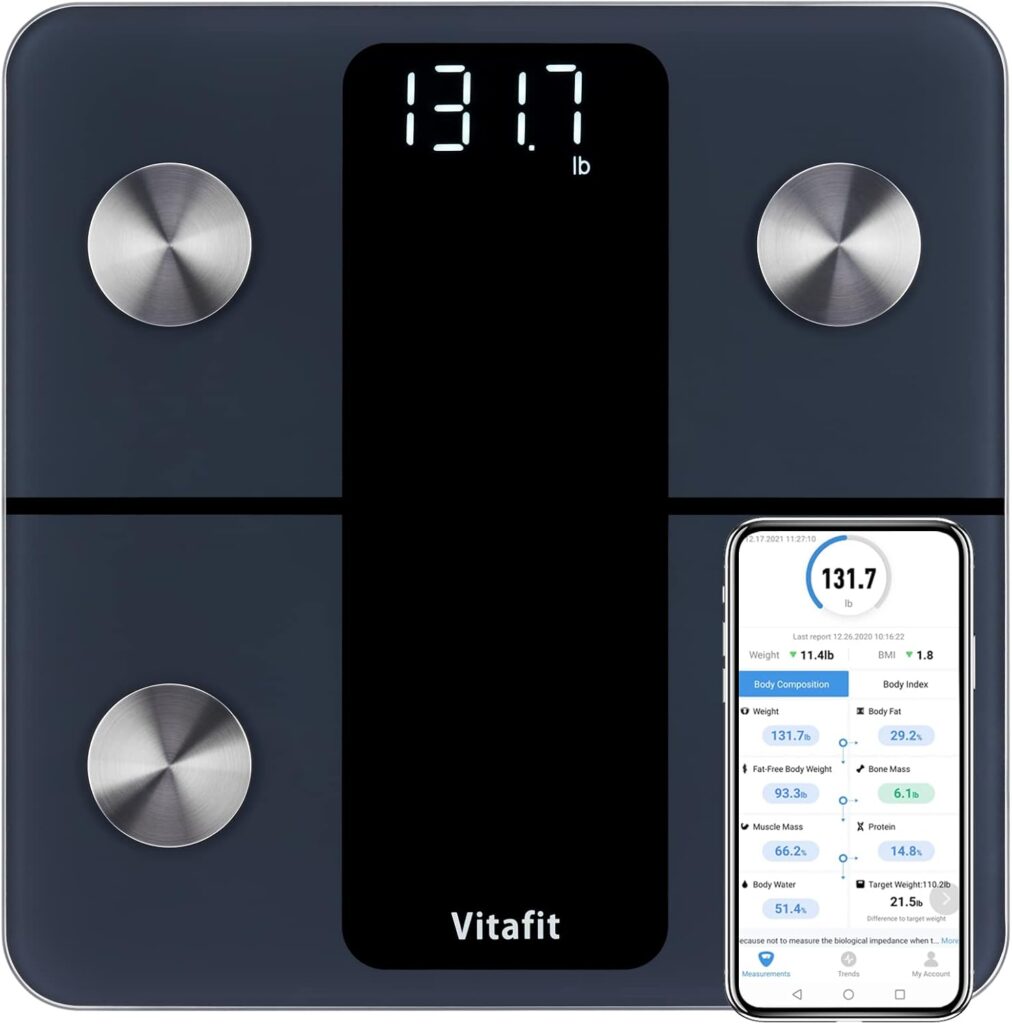 Bilancia Vitafit Pesapersone Digitale: Scopri il tuo corpo con precisione e stile!