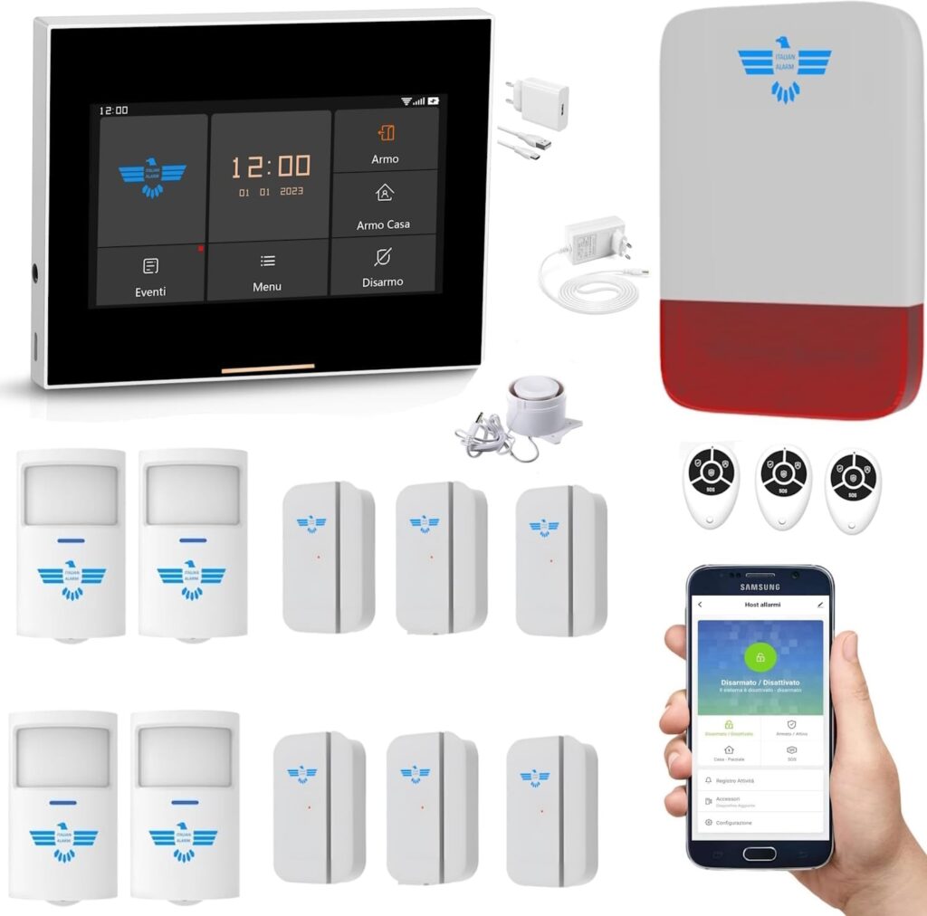 Allarme Antifurto Casa WiFi Senza Fili: Sicurezza Completa con Stile e Innovazione!