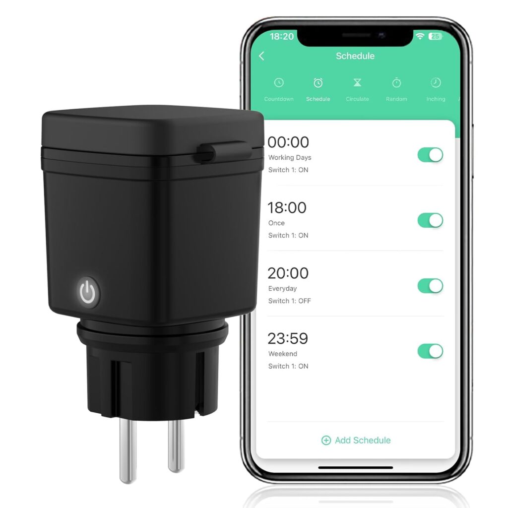 Presa Wi-Fi per esterni: Smart Timer impermeabile IP44 per un controllo intelligente e sostenibile!