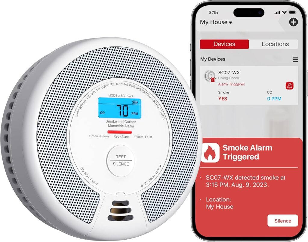 Rilevatore di Fumo e Monossido di Carbonio X-Sense: Sicurezza Intelligente per la Tua Casa!