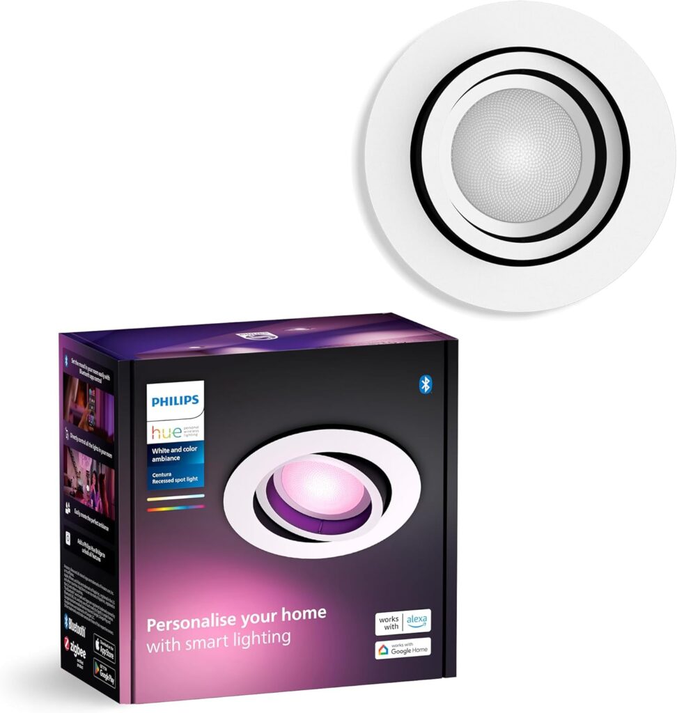 Plafoniera Philips Hue White & Color Ambiance Centura: Illumina la tua vita con un tocco di magia!